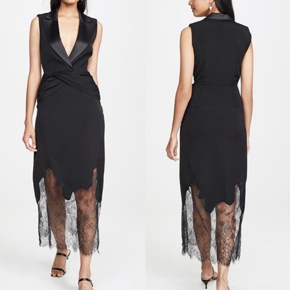 Self-Portrait Pants - NWT Self-Portrait Sleeveless Tailored Dress
